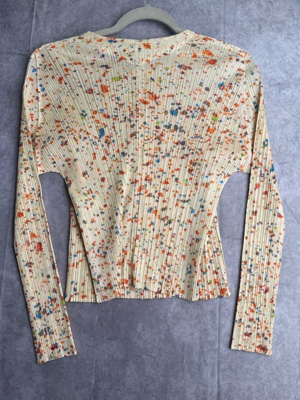 Pleats Please Issey Miyake Enchant Pleated Top Cropped Avant Garde Cardigan - Picture 7 of 8